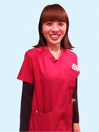Dental assistant Aya Nishimura